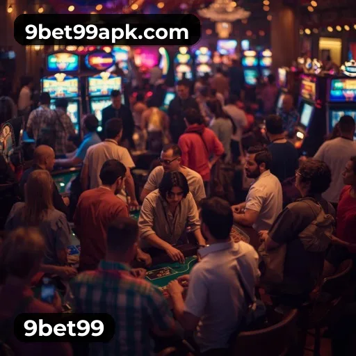 App 9bet99 para iOS e Android — interface mobile, login biométrico e PIX integrado